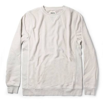 The Crewneck in Aluminum Terry