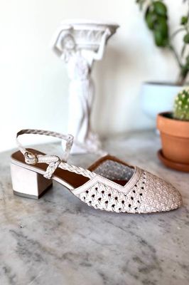 Frankie Walking Slingback - Putty