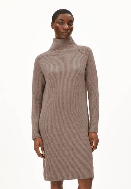 MILLAANA DRESS | cinnamon dust melange