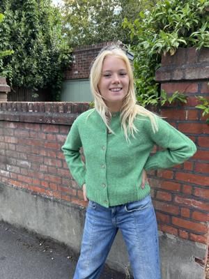 Lowie Mint Brushed Boxy Cardigan