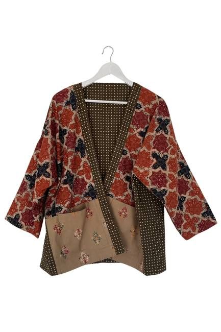 NEW! Reversible Patchwork Cotton Overlay No.13