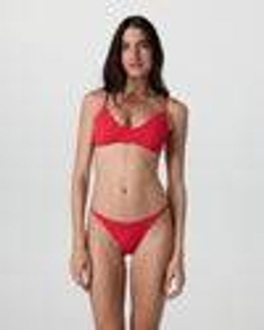Cheeky Bikini Bottom | Bright Red | Vuori