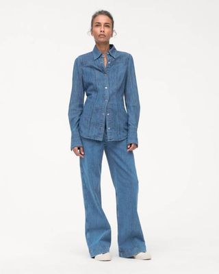 Chambray Shirt | Light Blue Wash