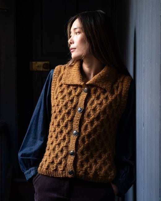 Peppa Knitted Wool Vest