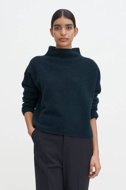 Mika Yak Forest Green Sweater