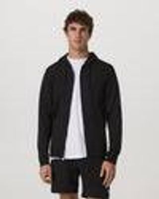 Coronado Full Zip Hoodie 2.0 | Men's Black Heather Jacket | Vuori