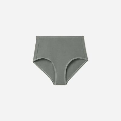 The Cotton High-Rise Hipster | Dark Sage