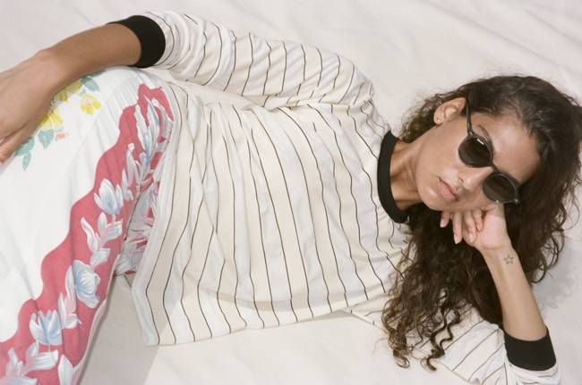 Cuffed Long Sleeve - Contrast Stripe