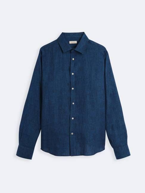 Linen Shirt Verzasca Saphir