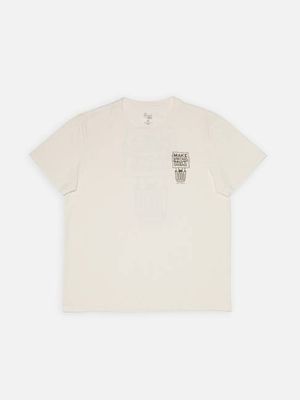 Roy Garbage T-Shirt Chalk White | Nudie Jeans