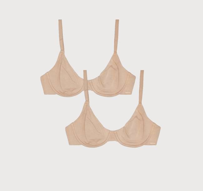 Core Unlined Demi Bra 2-Pack