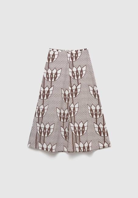 Aquilone Printed Skirt