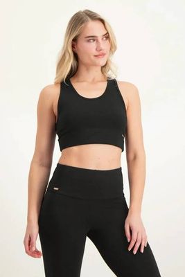 Surya Yoga Sports Bra – Onyx Black
