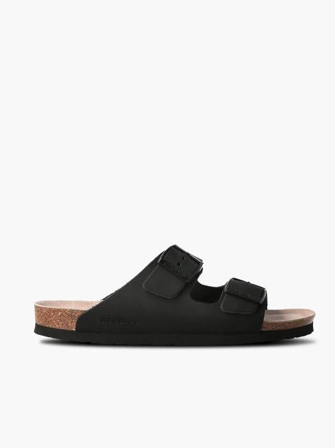SAND.HAWAII UNISEX OILED LEATHER BLACK