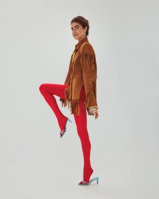 Geri Glossy Tights