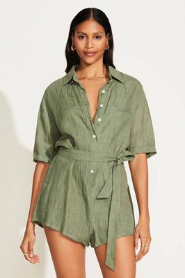 Playa Romper - Agave EcoLinen