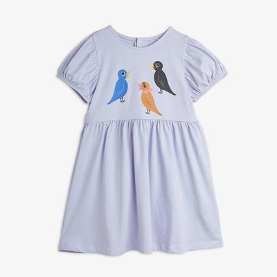 Birds short sleeve dress