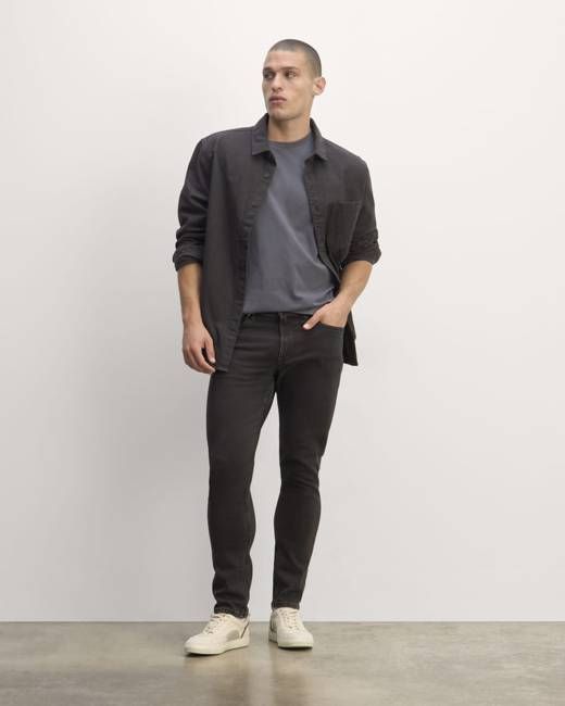 The Organic Cotton Slim-Fit Jean | Washed Black