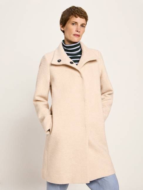 Walkmantel mit Stehkragen (GOTS)