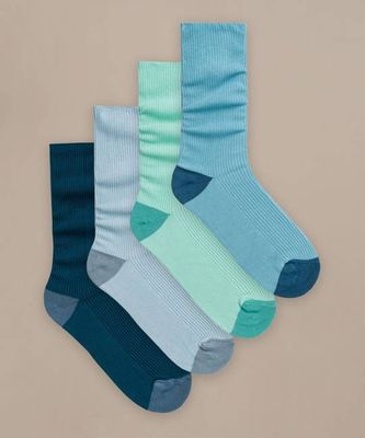 Soft Edge Rib Everyday Sock - 4 Pack