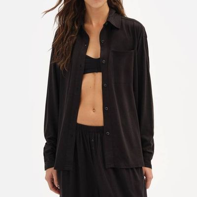 Tencel Sleep Button Down