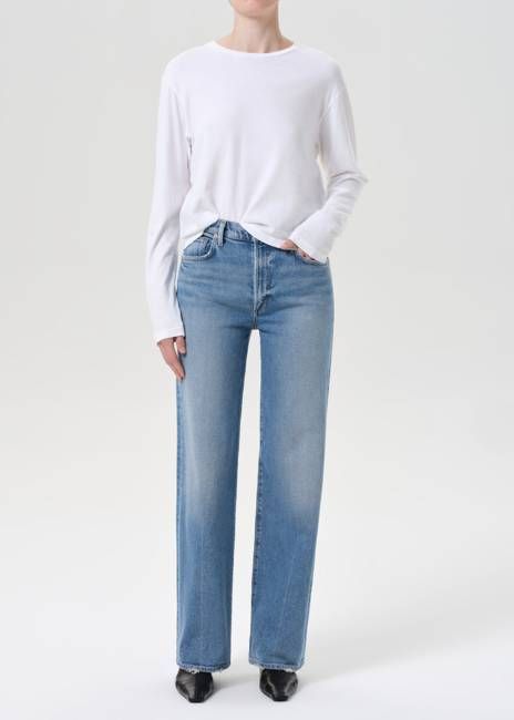 Harper Straight Jean (Comfort Stretch) in Forum