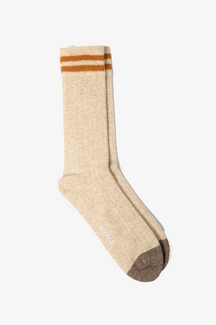 BEIGE MOUNTAIN SOCKS