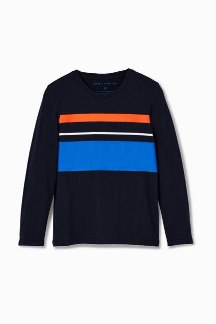 Easy Stripe Long Sleeve Tee Navy - FINAL SALE