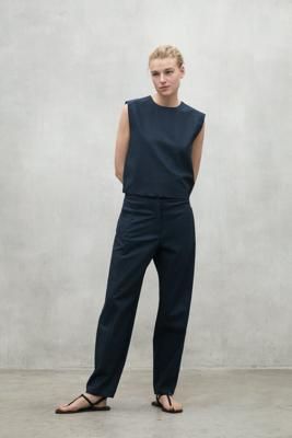 NAVY BLUE RIPOLL TROUSERS
