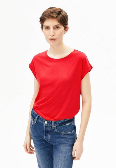 JILAANA T-SHIRT | mars red