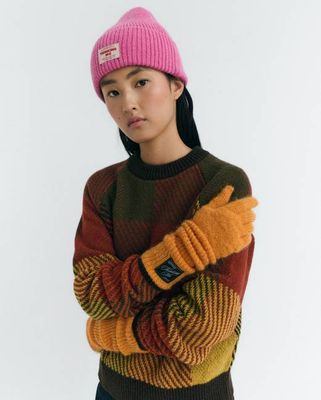 Pink wool Amor beanie