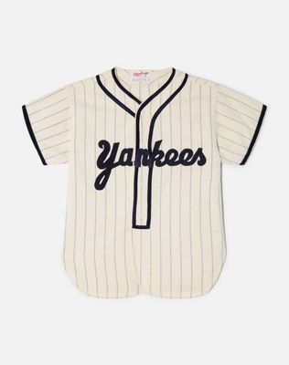 Vintage 80s Flannel Yankees Jersey - #1556