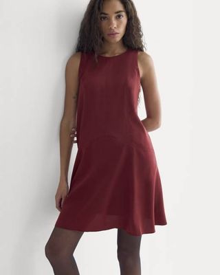 Drop Waist Mini Dress | Pomegranate