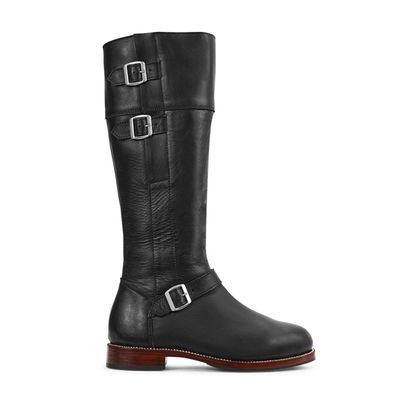 The Reina in Onyx ~ Standard/Narrow ~ Standard Calf 45cm