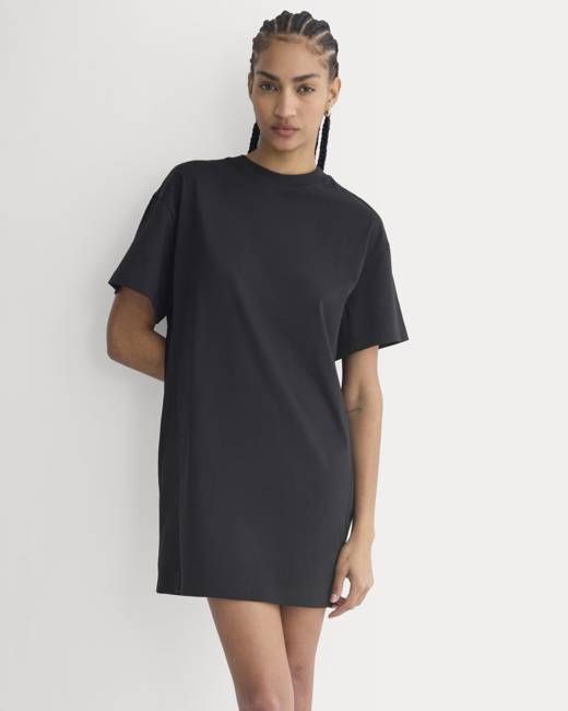 Weekend Tee Mini Dress | Black