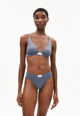 FAARA RIB THONG | blue stone