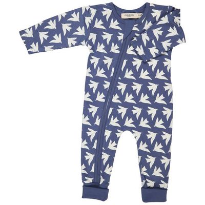 Zip Romper - Seagulls