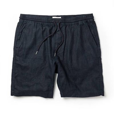 The Apres Short in Navy Hemp
