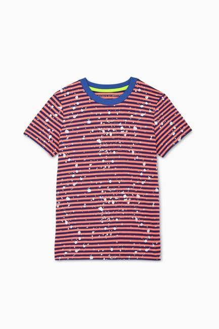 Stripes N' Splatter Tee