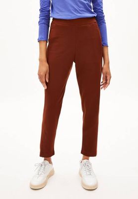 MAGDAALENA JERSEY PANT | cacao