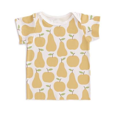 Short-Sleeve Lap Tee - Apples & Pears Yellow
