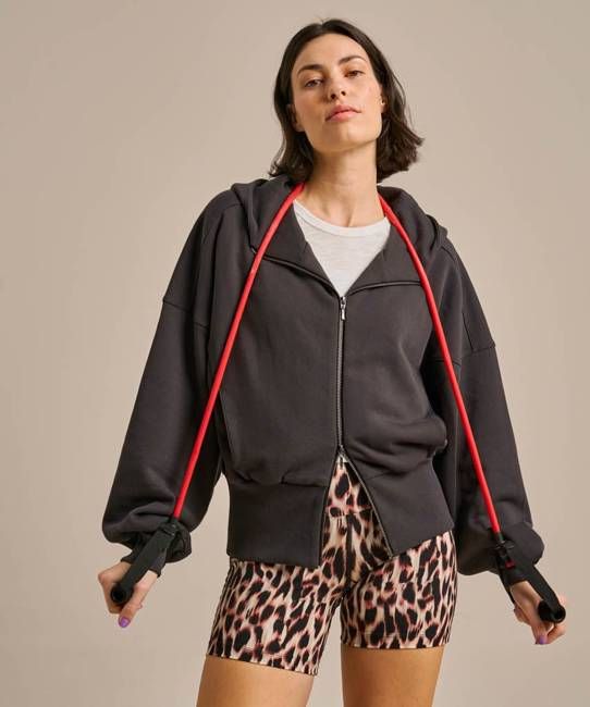 Athletic Zip Through Hoody