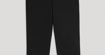 Black Tapered Stretch Cotton Chino | Archive | Asket