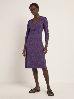 wrap-style dress