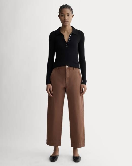 The Utility Straight-Leg Pant | Rosewood | 26.5" Inseam