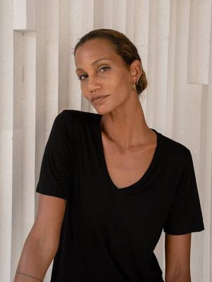 Short Sleeve V-neck Tee