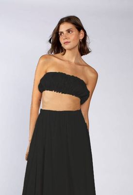 Bloom Bandeau in Black