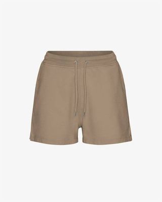 Women Organic Sweatshorts - Warm Taupe