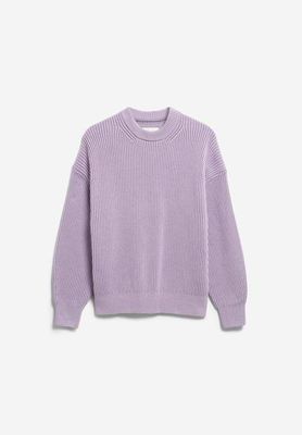 VANISÉ RIB-KNIT SWEATER | moonlit lilac-dark moonlit lilac