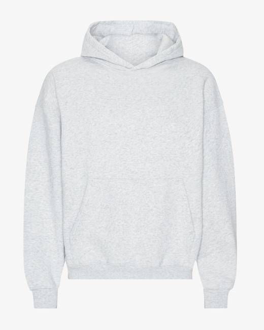 Organic Oversized Hood - Snow Melange
